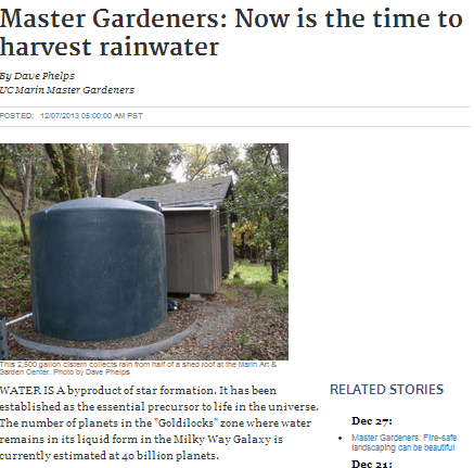 now is the time to harvest rainwater