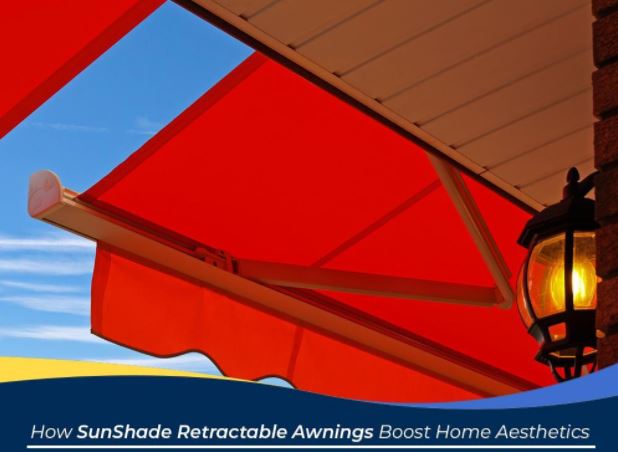 How Sunshade Retractable Awnings Boost Home Aesthetics
