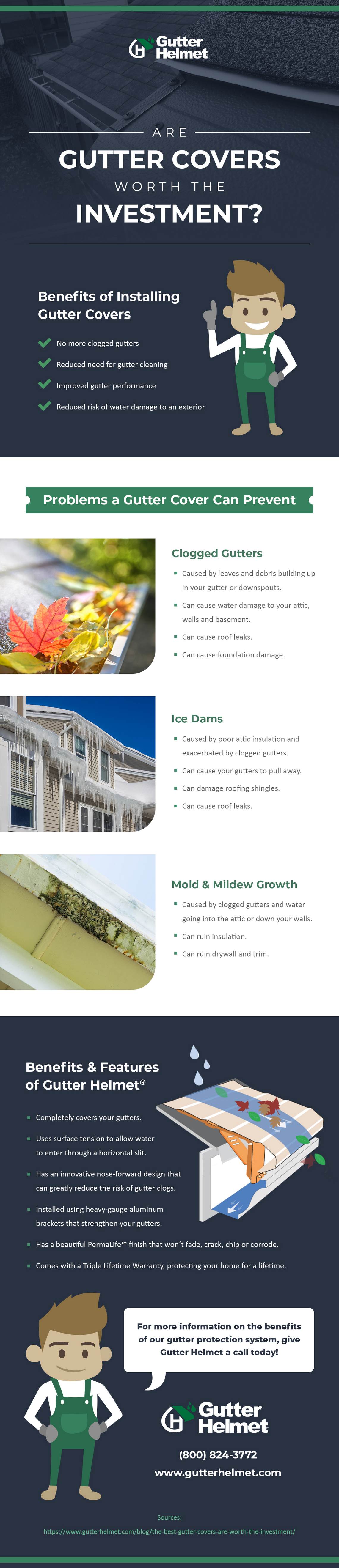 Infographic – Are Gutter Covers Worth the Investment